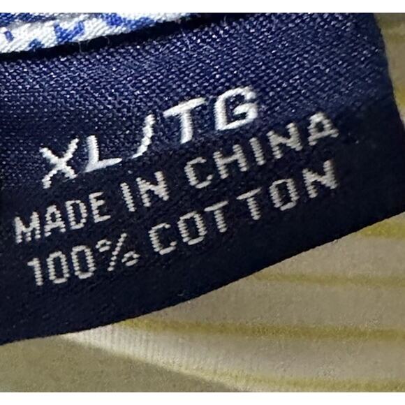 TOMMY BAHAMA Men’s Long-Sleeve Shirt Collared Button-Up Striped Cotton Size XL - Picture 5 of 8